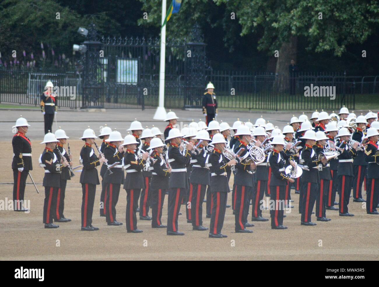 The Massed Bands of Her Majesty`s The Royal Marines Musical Spectactular Stock Photo